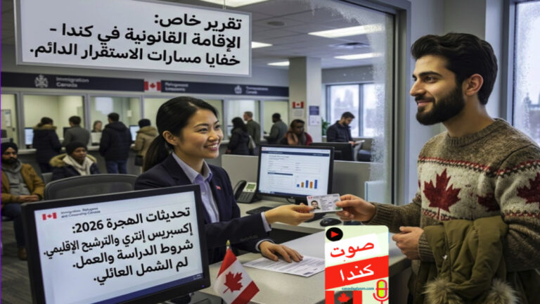 مهاجر سوري يحصل على تصريح الإقامة الدائمة في كندا مع بيانات إحصائية حول قوانين الهجرة وتأثير إكسبريس إنتري.