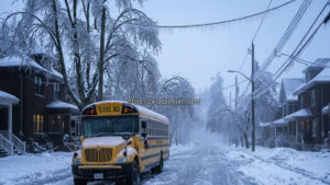 عاجل كندا إغلاق المدارس وتراكم الجليد في أوتاوا وأونتاريو -صوت كندا اليوم