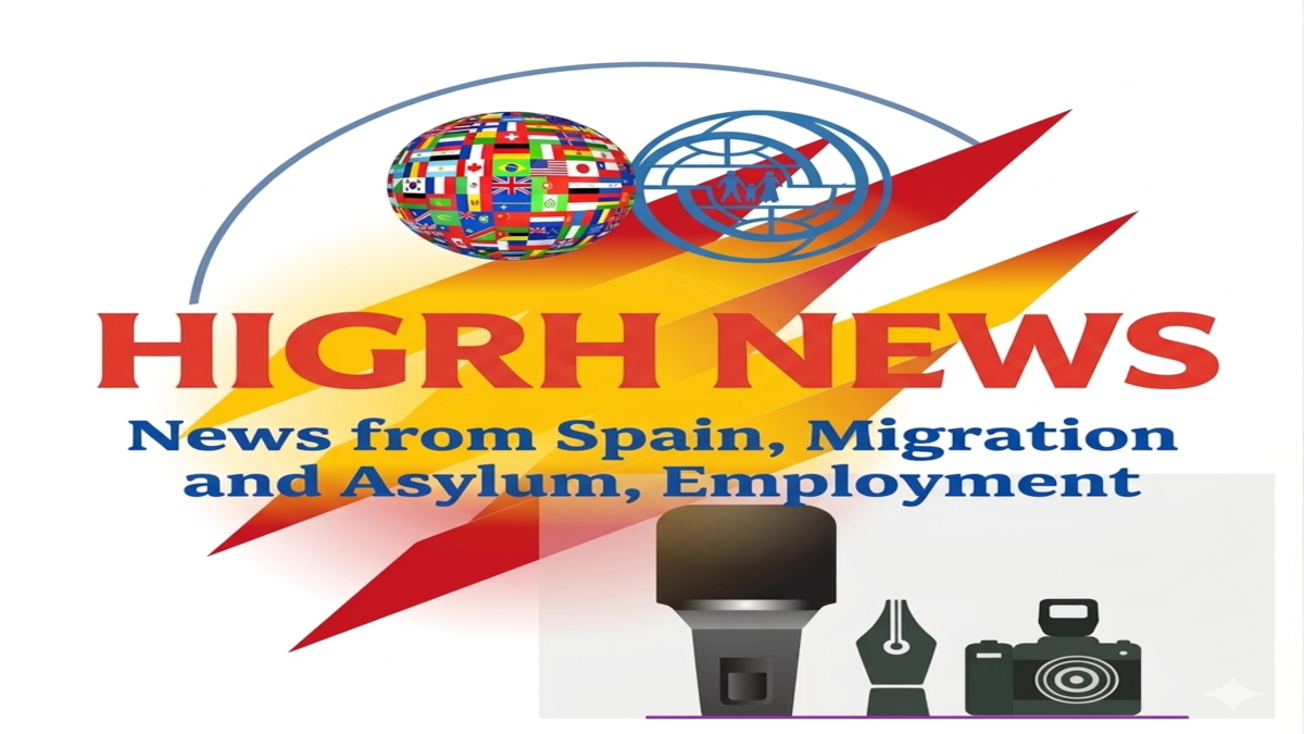 Spanish website in English logo focused on Spain news migration and jobs