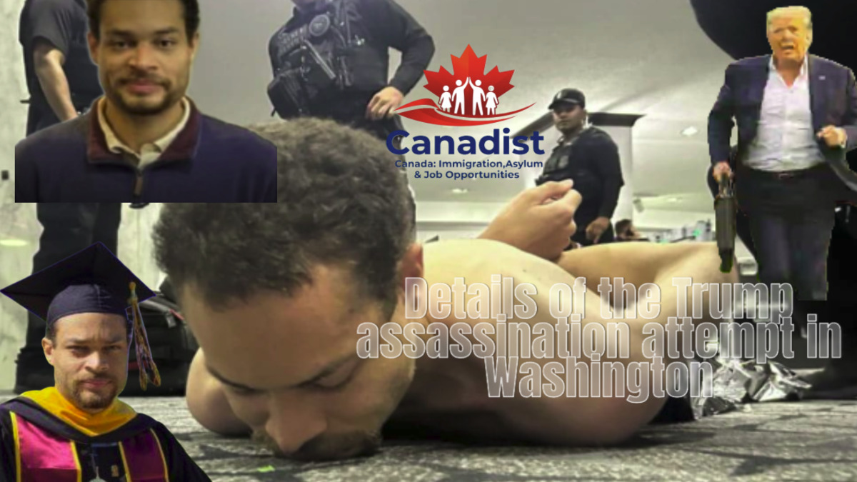 Arrest of suspect Cole Thomas Allen following the Trump assassination attempt in Washington.