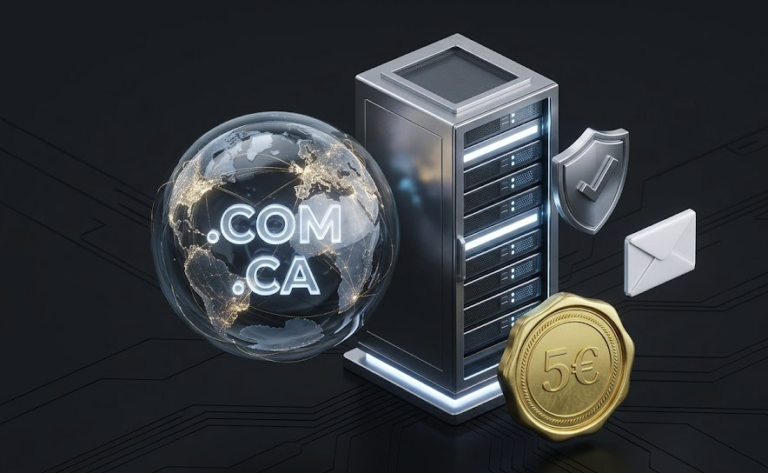 Advanced global web hosting and professional domain infrastructure with a 5 euros offer on Canadist.