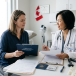 Canada Immigration Medical Exam with a doctor and immigration applicant