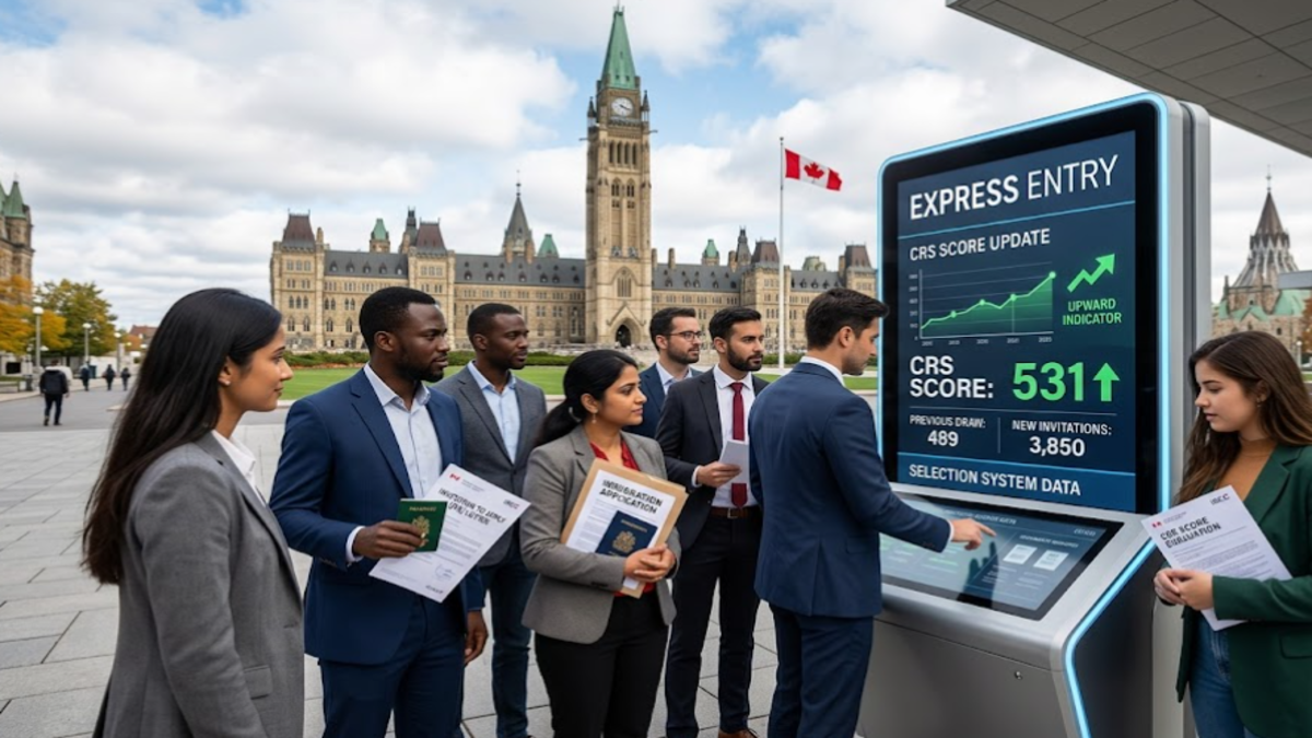 Latest Express Entry draw updates in Canada with Canadian immigration applicants