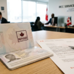 Canada visa refusal letter with Canadian passport