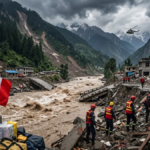 Nepal–Tibet floods with rescue workers searching through flood debris as 32 Canadians remain unaccounted for