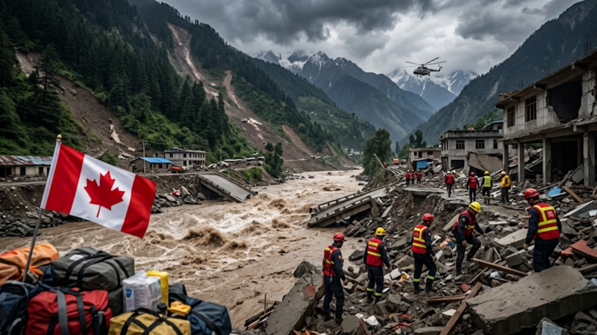 Nepal–Tibet floods with rescue workers searching through flood debris as 32 Canadians remain unaccounted for