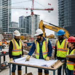 Canada construction jobs for newcomers working on a construction site