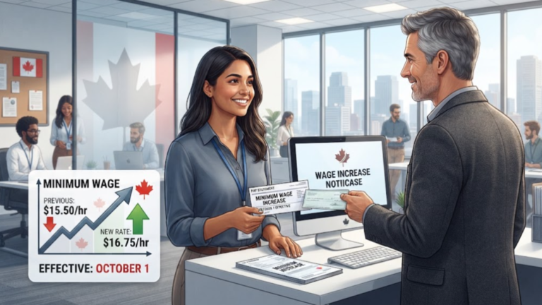 Minimum wage changes in Canada taking effect October 1