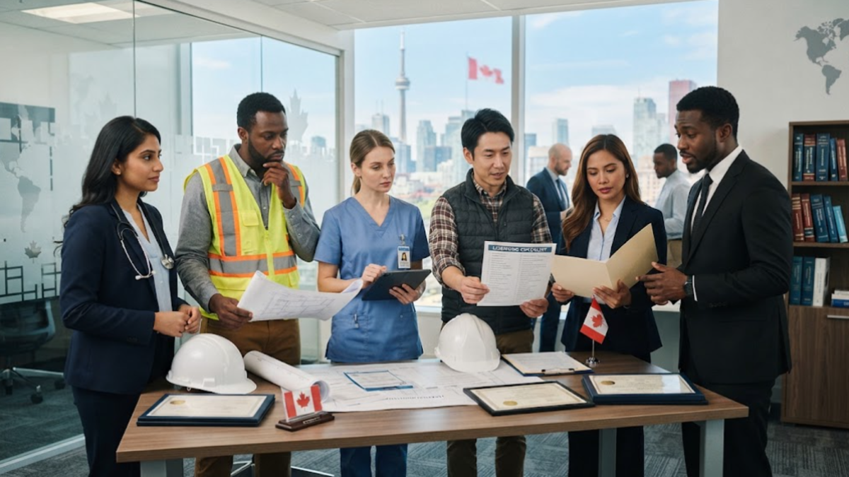 International professionals seeking Canadian licences for regulated professions