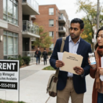 Newcomers in Canada preparing a rental application without Canadian credit history