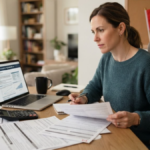 Canadian worker reviewing Employment Insurance documents before October 10